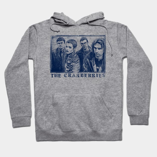 The Cranberries // Faded Vintage Look Original Design Hoodie by DankFutura